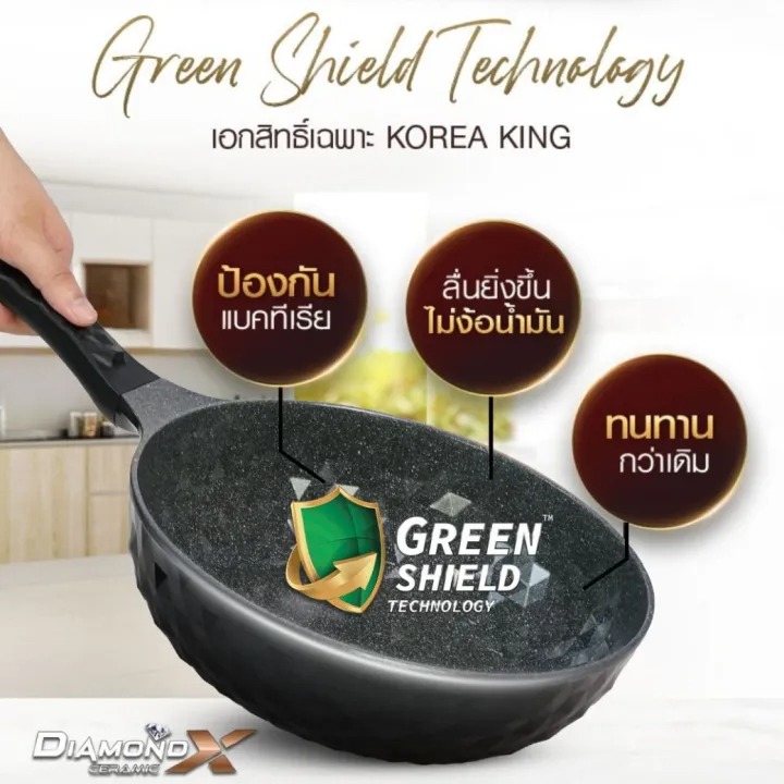 กระทะเซรามิก รุ่น Diamond x Ceramic 3