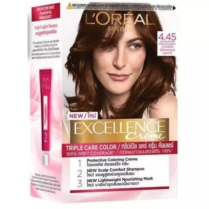 สีผมมะฮอกกานี Excellence Crème 1
