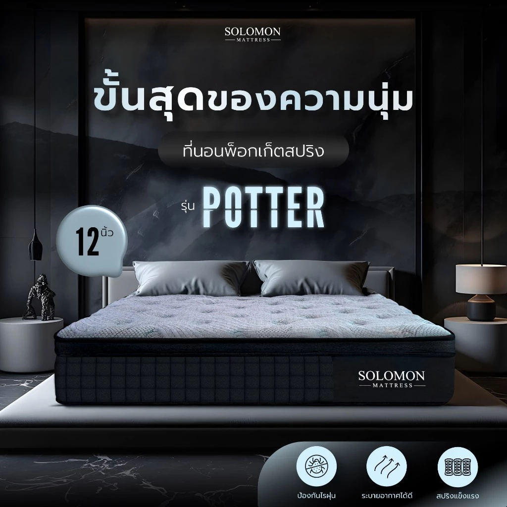 ที่นอนพ็อกเก็ตสปริง รุ่น POTTER 2