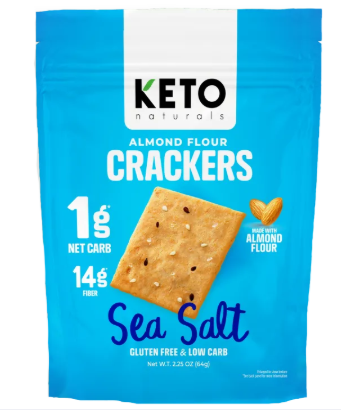 Almond Flour Crackers Sea Salt 1