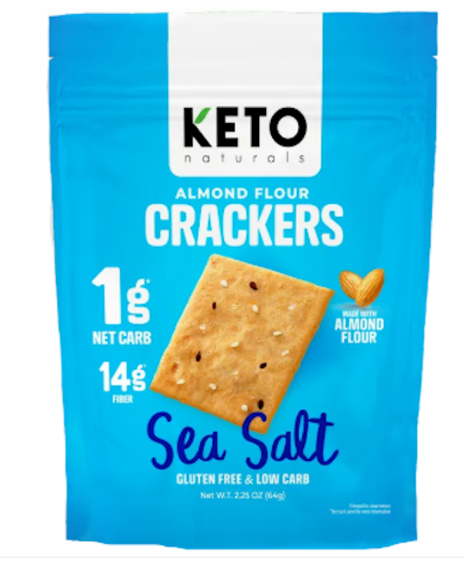 Almond Flour Crackers Sea Salt 1