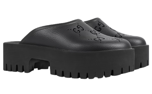 รองเท้าแตะ Gucci ผู้หญิง รุ่น Platform Perforated G Sandal  2