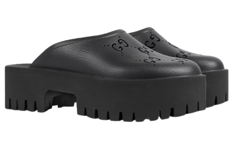 รองเท้าแตะ Gucci ผู้หญิง รุ่น Platform Perforated G Sandal 2