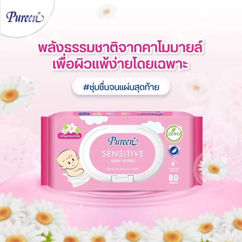 ทิชชู่เปียก เบบี้ไวพส์ สูตรเซนซิทีฟ 2