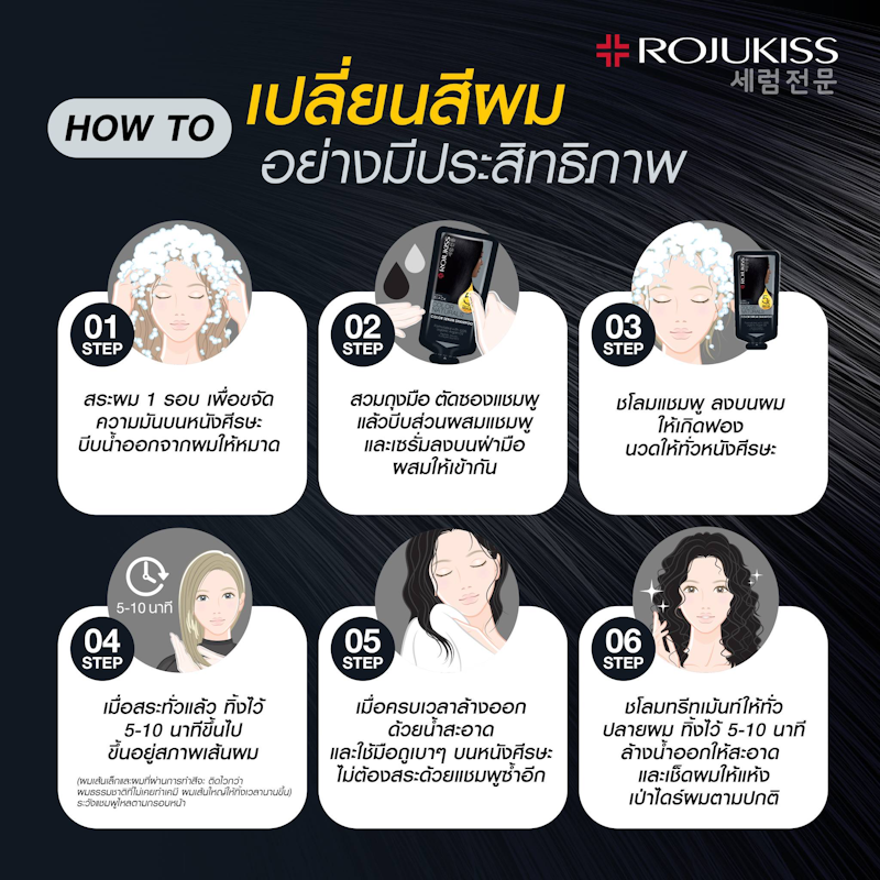 Color Naturals Shampoo สี Dark Brown 2