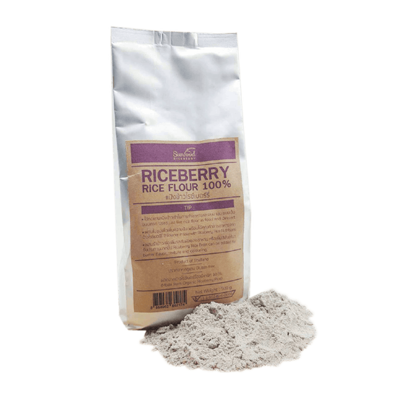 แป้งข้าวเจ้าทำขนม (Rice Flour) แป้งข้าวไรซ์เบอร์รี่ 1