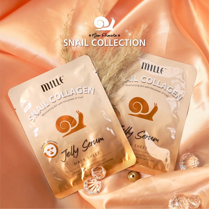 Snail Collagen Jelly Serum Mask Sheet 3