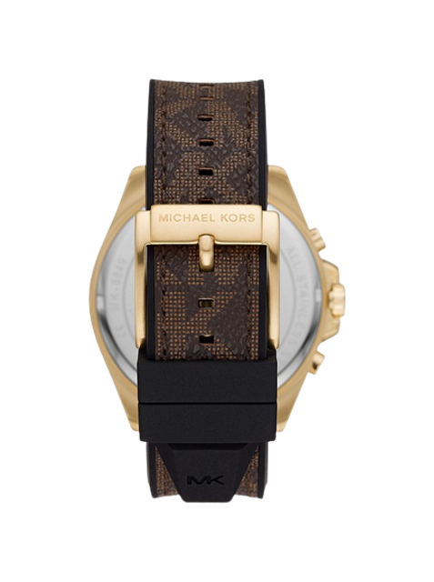 นาฬิกา Michael Kors สำหรับผู้ชาย รุ่น Oversized Brecken Logo and Gold-Tone Watch 3