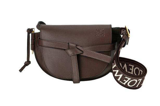 กระเป๋า Loewe  รุ่น Mini Gate Dual bag In Soft Calfskin And Jacquard 6