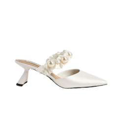 รองเท้าส้นสูง รุ่น The Bridal Collection: Blythe Bead Embellished Satin Pumps