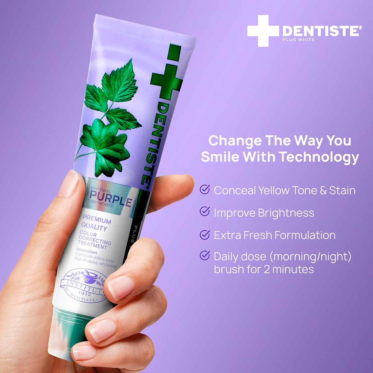 ยาสีฟันปรับฟันขาว Purple Toothpaste 3