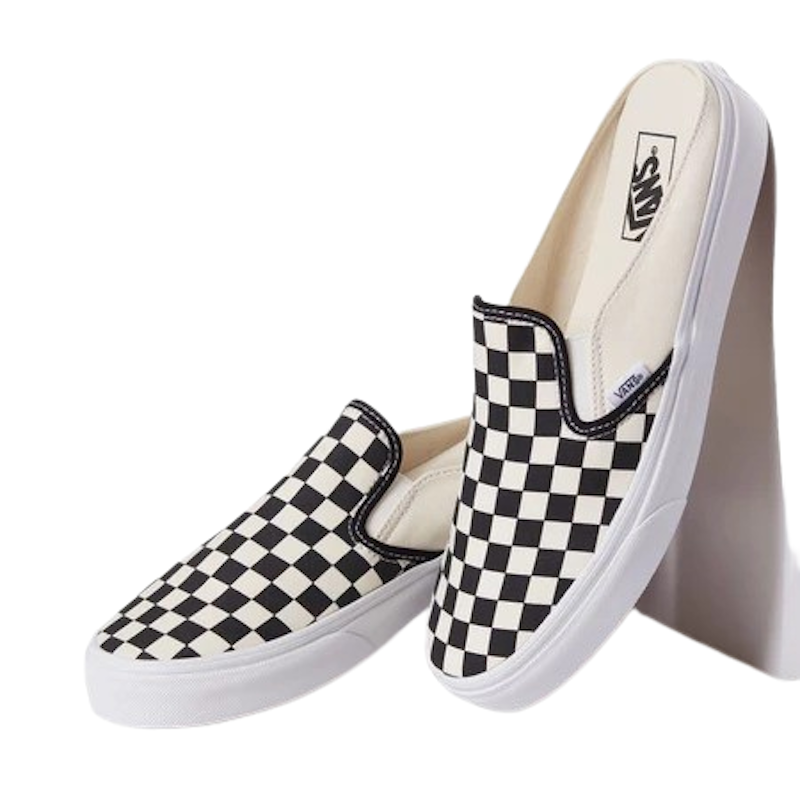 Classic Slip-On Mule Checkerboard 3
