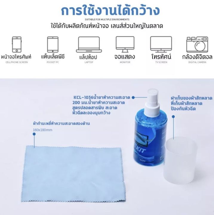 น้ำยาเช็ดหน้าจอคอม 2