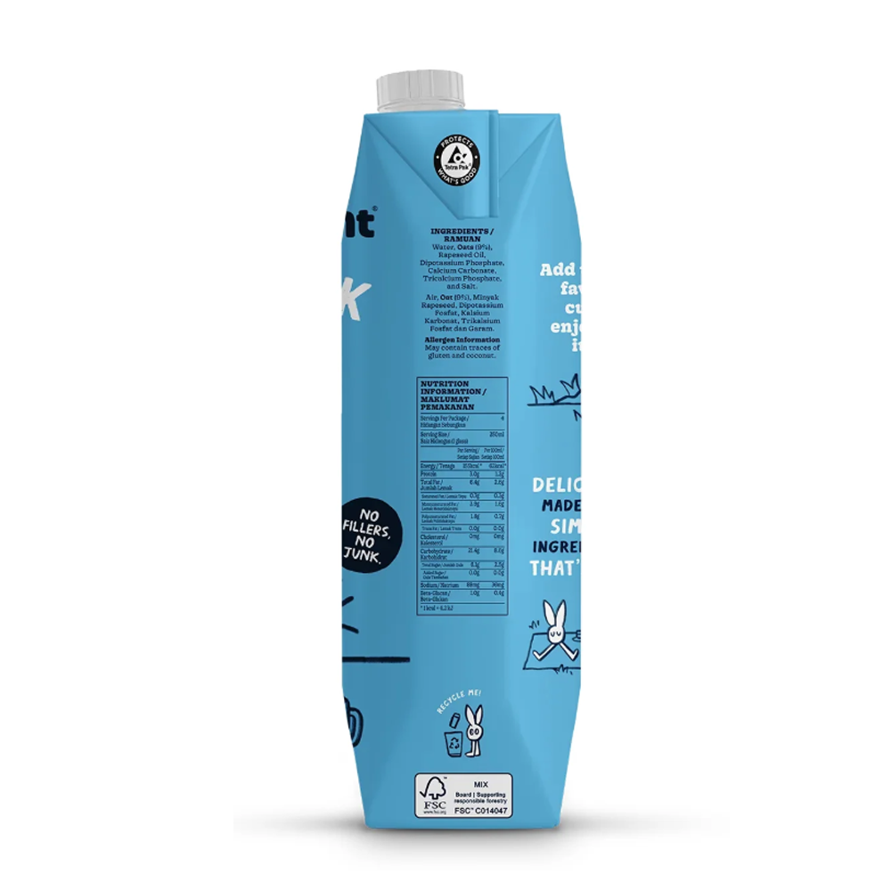 นมโอ๊ต Oat Milk Barista 1L 2