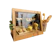 Phan-tong Furniture ของตกแต่งร้านกาแฟ มินิมอล ตู้โชว์ขนมผลิตจากไม้สัก 1
