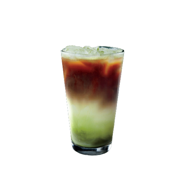 เมนู Starbucks Iced Matcha & Espresso Fusion 1