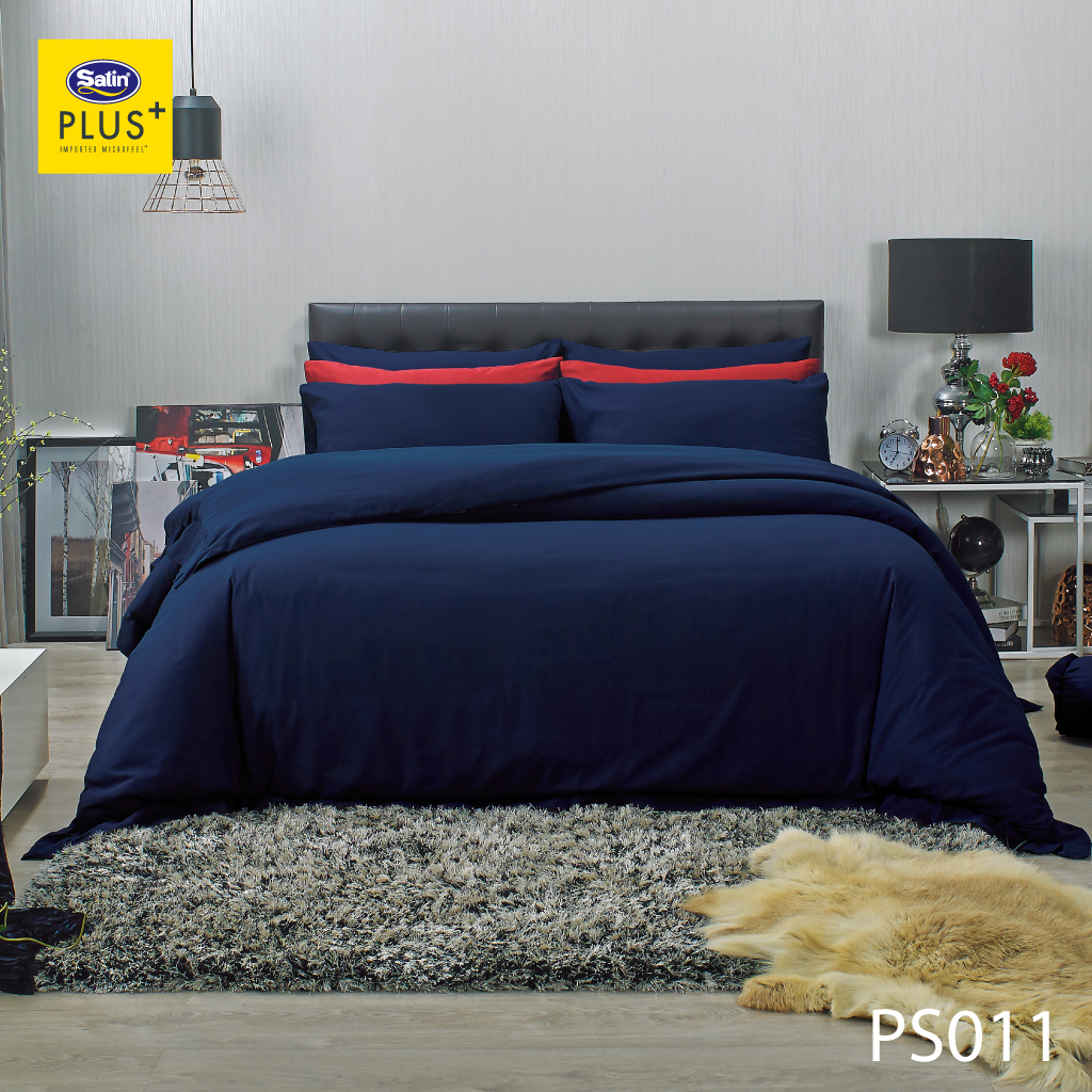 ผ้าปูที่นอน 5 ฟุต รัดมุม รุ่น Satin Plus 2