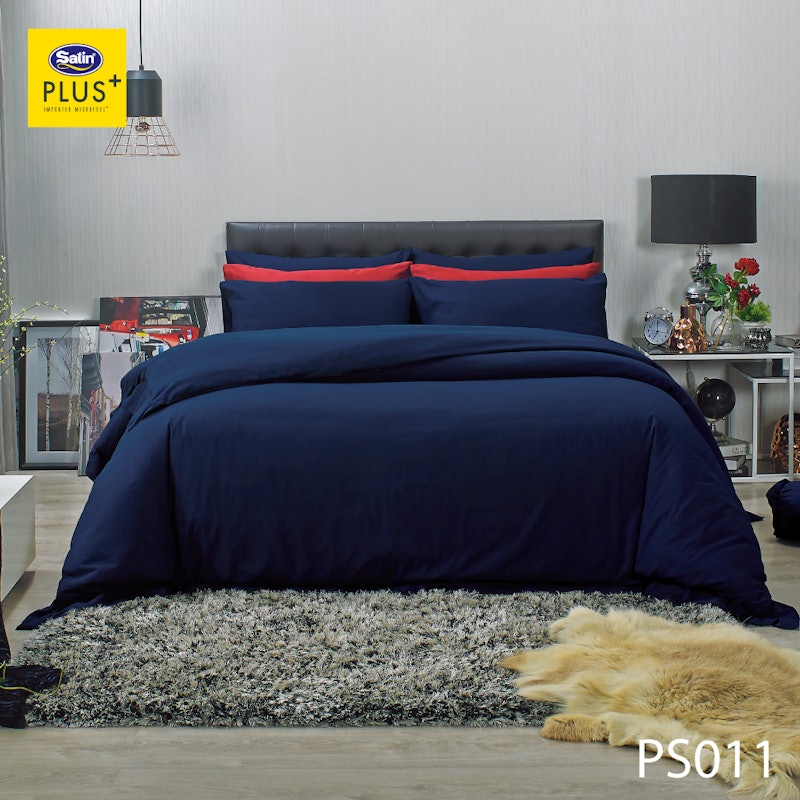 ผ้าปูที่นอน 5 ฟุต รัดมุม รุ่น Satin Plus 2