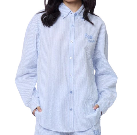 เสื้อเชิ้ตแขนยาวผู้หญิง Women's SEERSUCKER Shirt 1