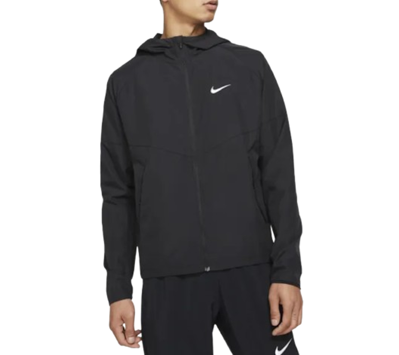 เสื้อแจ็กเก็ตวิ่งผู้ชาย รุ่น Repel Miler Running Jacket - Black 1