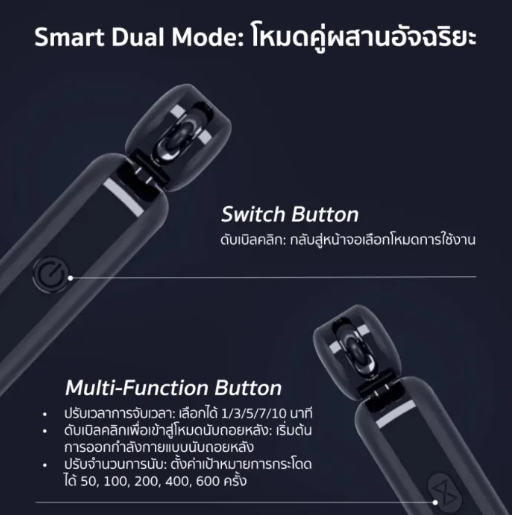 เชือกกระโดด Smart Dual-Mode Skipping Rope 3