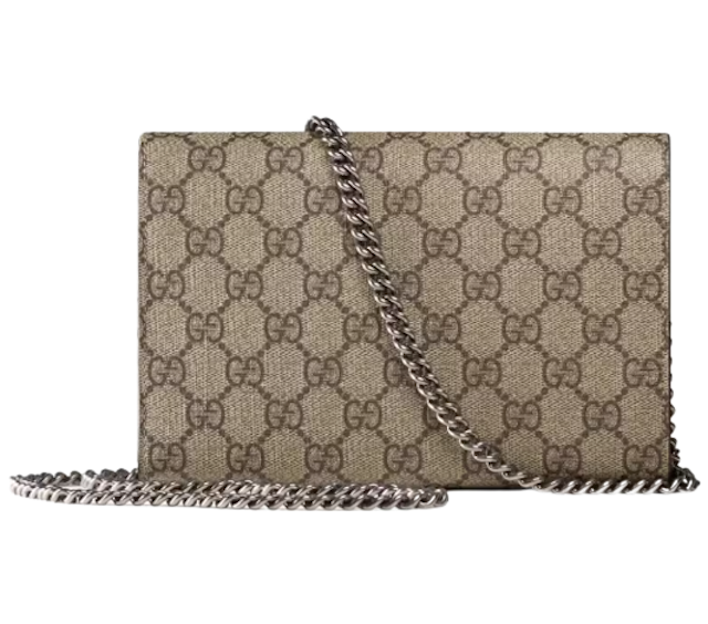 กระเป๋าสตางค์ Gucci รุ่น Dionysus GG Supreme Chain Wallet 2