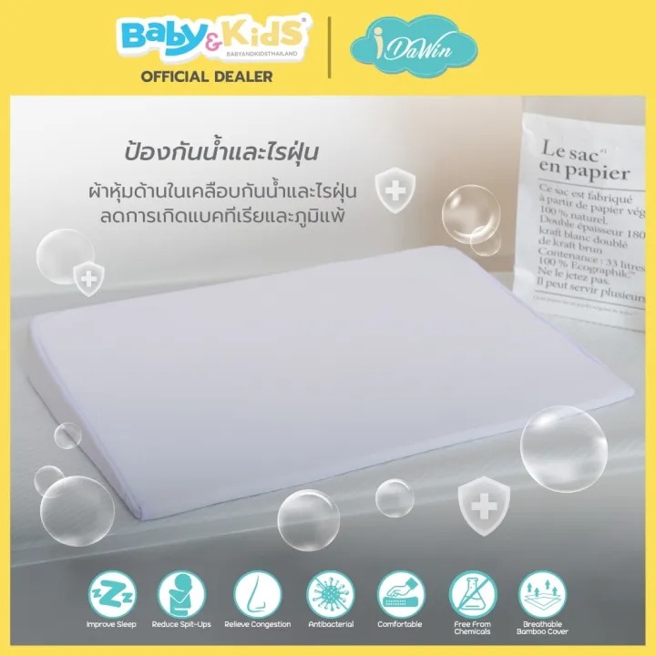 หมอนกันกรดไหลย้อน สำหรับเด็กทารก 3