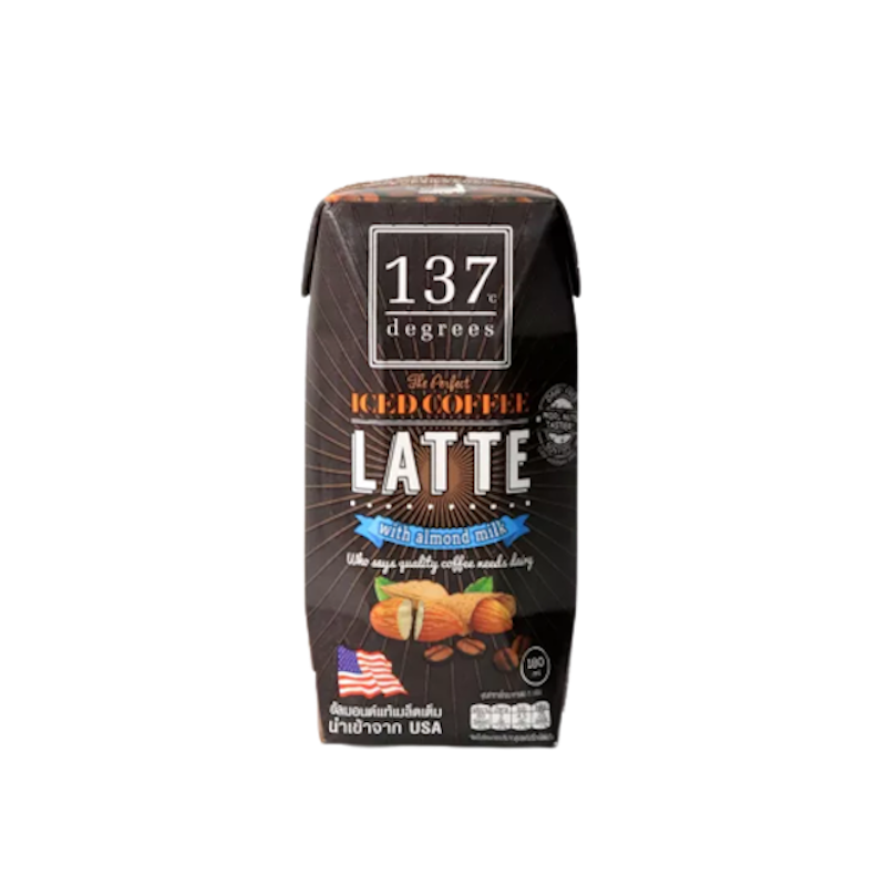 นมอัลมอนด์ 137 Degrees สูตรกาแฟลาเต้ 1