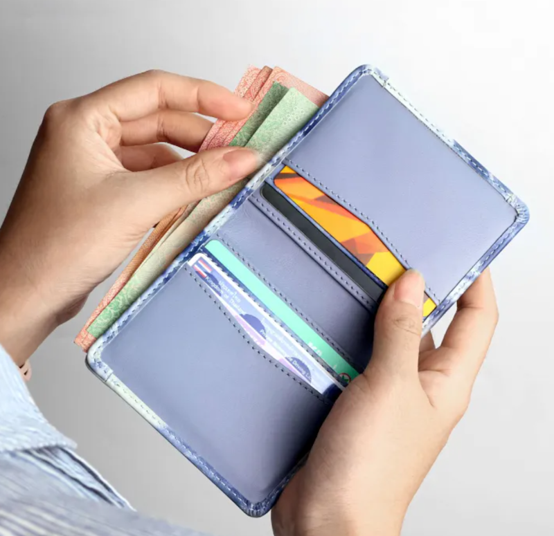 กระเป๋าสตางค์ใบสั้น Bliss Tie-Dye slim Wallet 3