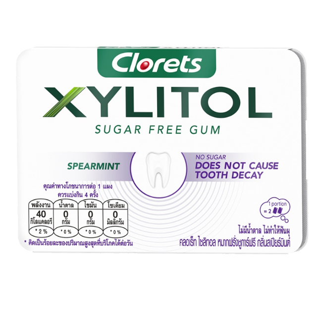 หมากฝรั่ง Xylitol Spearmint 1