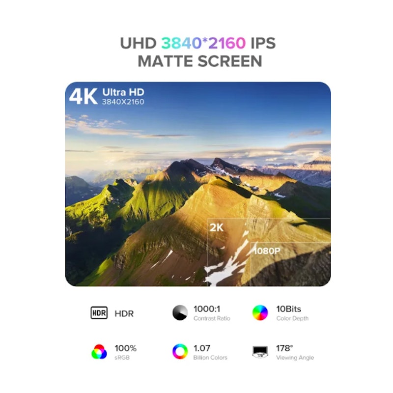 4K Portable Monitor Second Screen 2