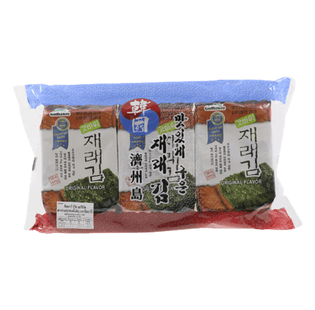 สาหร่ายปรุงรส Seaweed Original Flavor 1