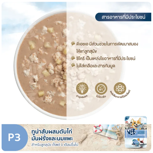 อาหารสำหรับสุนัข สูตรสำหรับลูกสุนัข 2