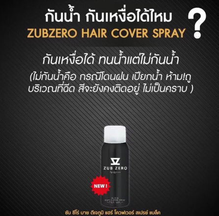 สเปรย์ฉีดผม ปกปิดผมขาว 3