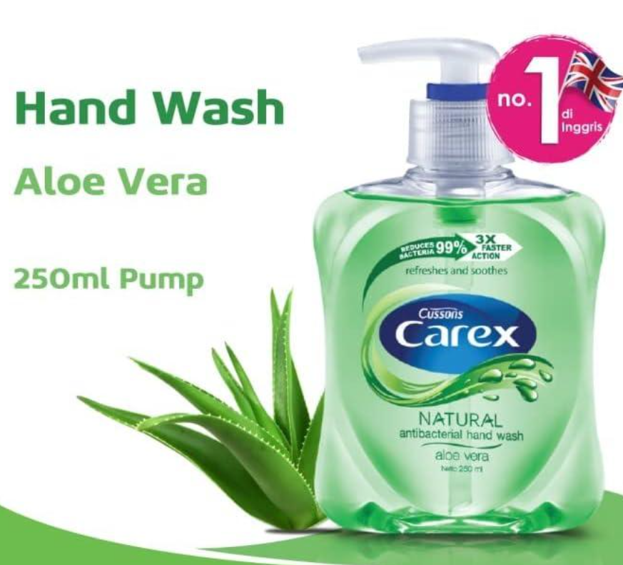 Natural Antibacterial Hand Wash Aloe Vera  2
