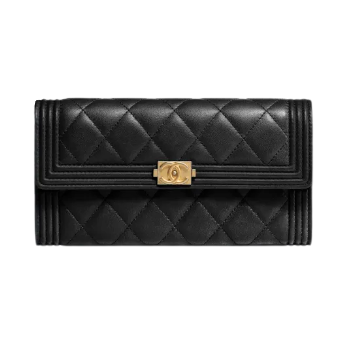กระเป๋าสตางค์ รุ่น Chanel Boy Long Flap Wallet