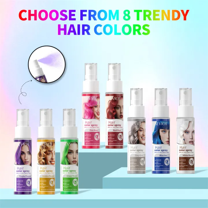 สเปรย์ย้อมสีผมชั่วคราว Temporary Hair Color Spray 2