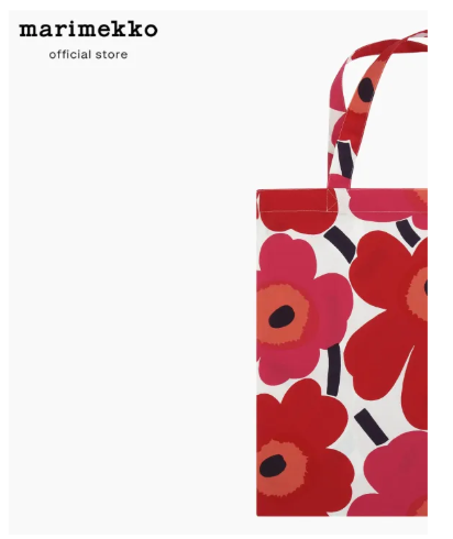 กระเป๋าผ้า ลายดอกไม้ Pieni Unikko Bag 3