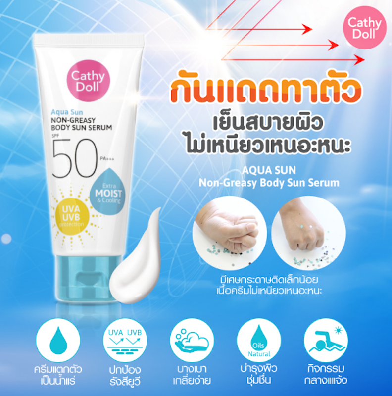 Aqua Sun Non Greasy Body Sun Serum 2