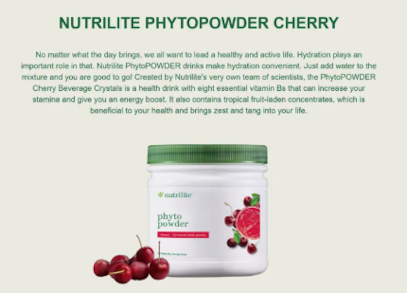 Nutrilite Phyto Powder Cherry 3