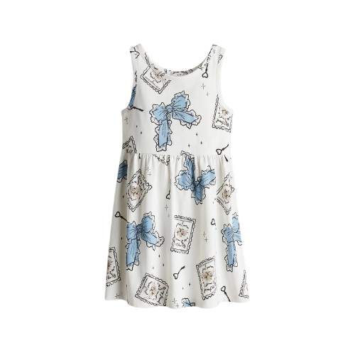 Patterned Jersey Dress เด็กผู้หญิง 1