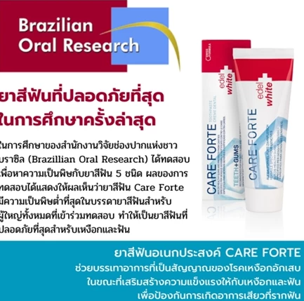 Care Forte ยาสีฟันบำรุงเหงือก ลดการอักเสบ 2