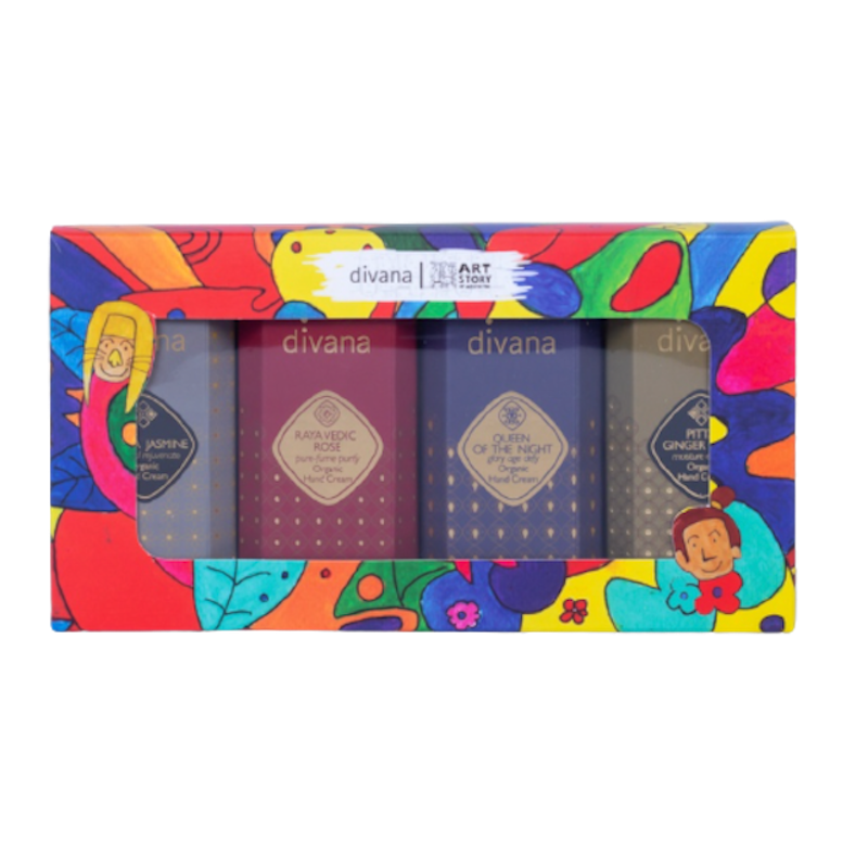 ของขวัญปีใหม่ให้ลูกค้า ชุดแฮนด์ครีมบำรุงมือ Divana x ArtStoryHeaven Hand Cream Set 1