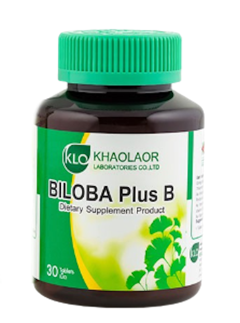 วิตามินบี 6  Biloba Plus B 1