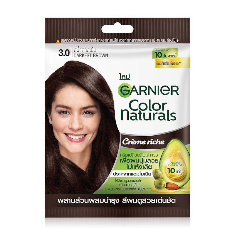 Garnier Color Natural Crème Riche 3.0 Darkest Brown 1