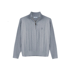 Flatknit Zip-Up