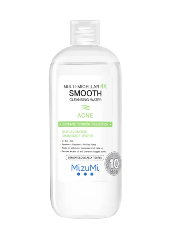 Multi-Micellar 4X Smooth Cleansing Water Acne 1