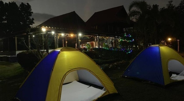 ที่พักเขาใหญ่ กางเต้นท์ บ้านไม้เคียงภู  2