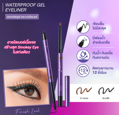 Jet Set Waterproof Gel Eyeliner 2