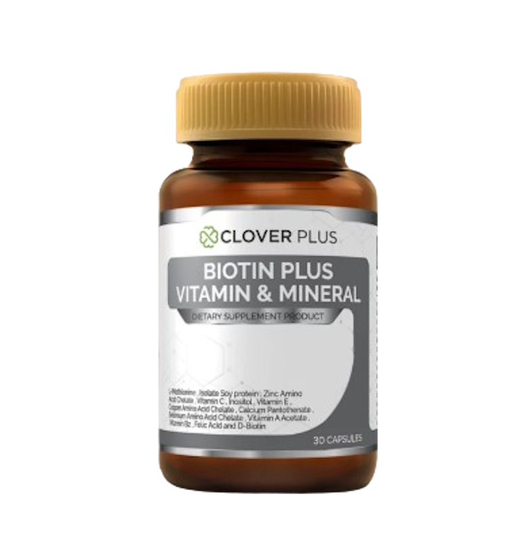 สมุนไพรแก้ผมร่วง Clover Plus Reshan 1